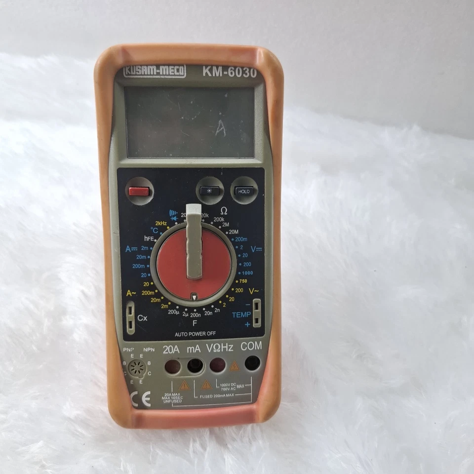 USED KUSAM-MECO KM-6030 DIGITAL MULTIMETER NO BATTERY INCLUDED
